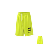 Basketball Shorts Plain - Neon Yellow
